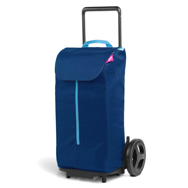 CARRELLO SPESA KOMODO BLU l 50 38x45 h 96 GIMI