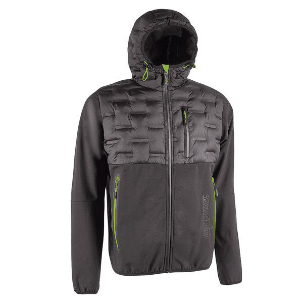 GIACCA ASPHALT GREY GREEN SPOCK