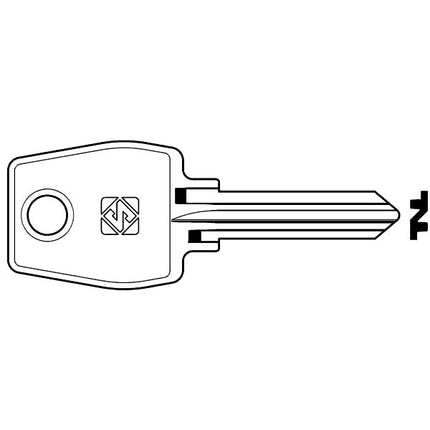 CHIAVE CIL.EURO LOCKS 10 SPINE SX PIC