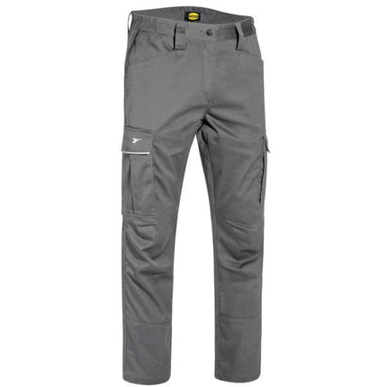 PANTALONE COTONE STRETCH CARGO GRIGIO