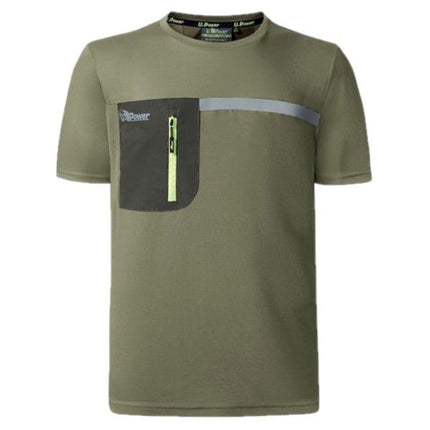 MAGLIETTA T-SHIRT BURNT OLIVE CHRISTAL
